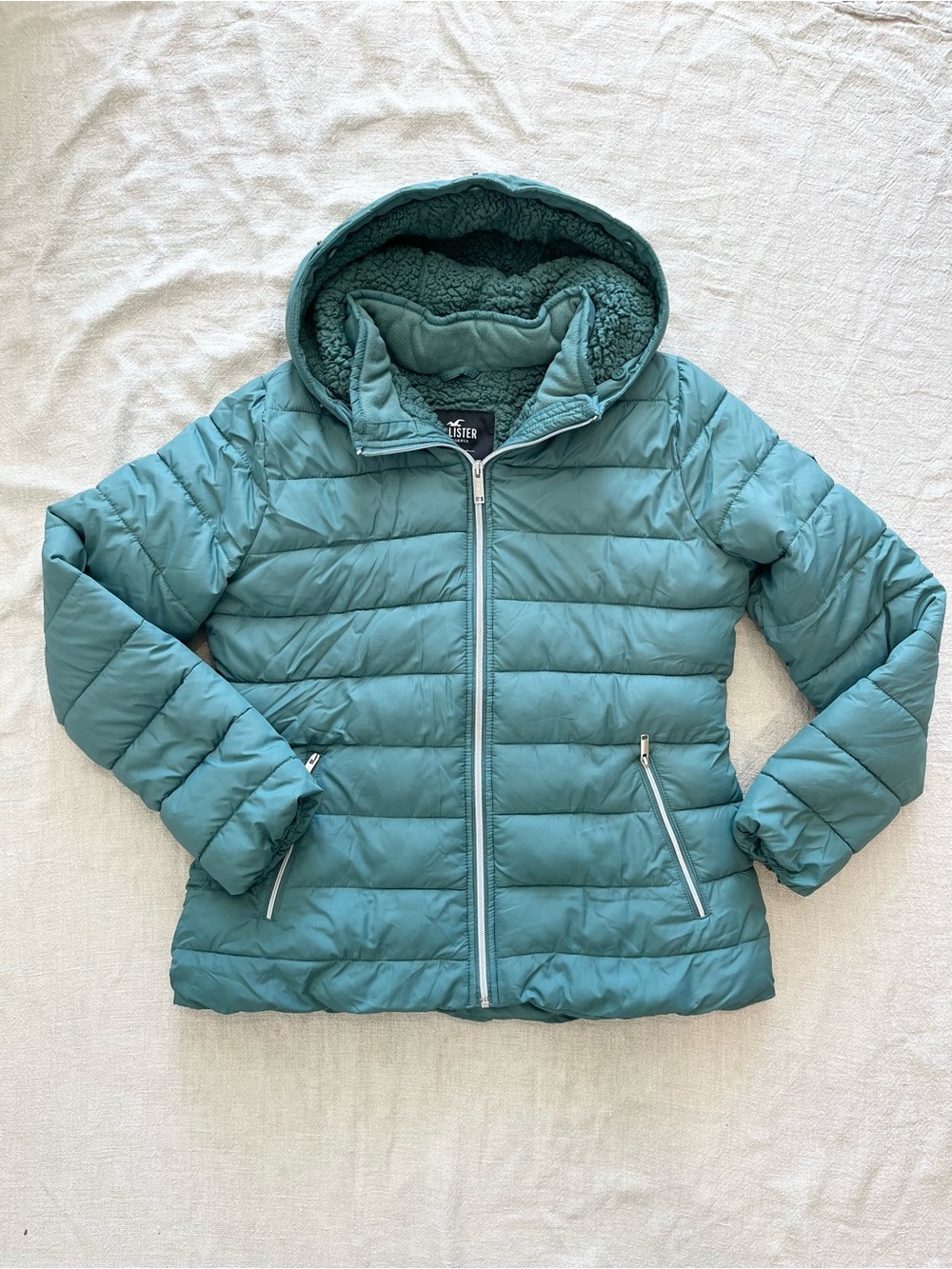 Hollister Sherpa Lined Puffer Jacket